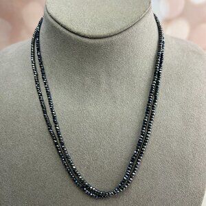 Rosedale Stella & Dot Hematite 2 n 1 Necklace with Magnetic Clasp